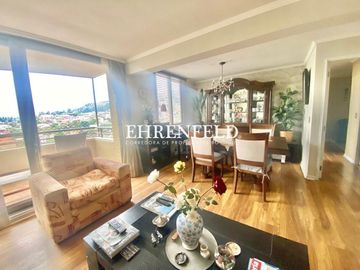 Chorrillos. Departamento de 110 m2, orientación nororiente.