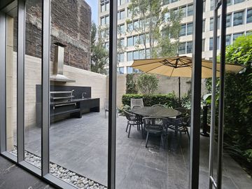 Departamento amueblado en Atlamaya Art Residences ken piso 24 con vista amplia