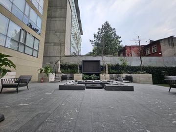 Departamento amueblado en Atlamaya Art Residences ken piso 24 con vista amplia