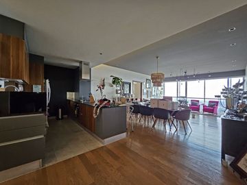 Departamento amueblado en Atlamaya Art Residences ken piso 24 con vista amplia