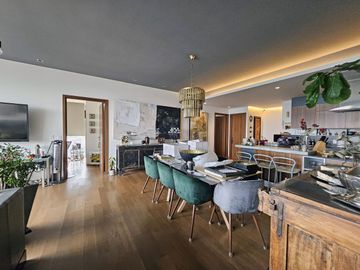 Departamento amueblado en Atlamaya Art Residences ken piso 24 con vista amplia