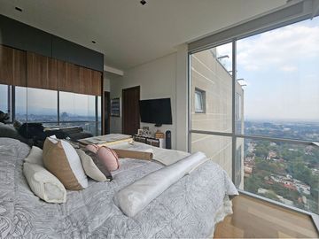 Departamento amueblado en Atlamaya Art Residences ken piso 24 con vista amplia