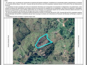 Lote para la Venta en Rionegro Vereda la Mosquita
