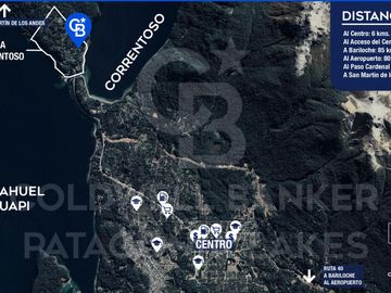 Venta Casa Villa La Angostura 122 m2 en pozo, vista parcial lago 3 dormitorios Villa Correntoso