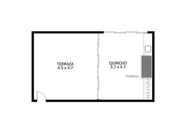 Departamento 3 ambientes con terraza propia, colegiales. 1 cochera
