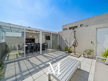 Departamento 3 ambientes con terraza propia, colegiales. 1 cochera