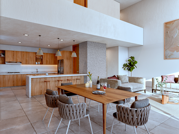 En venta casa de 4 recámaras en privada residencial zona de Tamanché