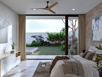 En venta casa de 4 recámaras en privada residencial zona de Tamanché