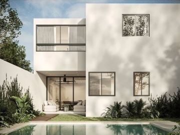En venta casa en privada residencial en Cholul