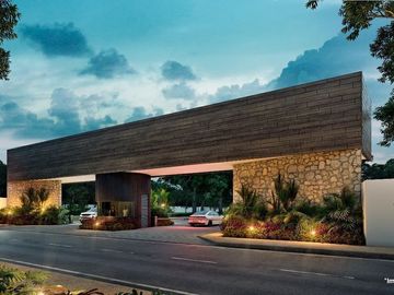 En venta casa de una planta en privada residencial en Cholul
