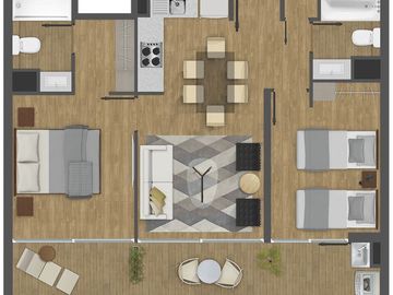 Departamento en Venta en Av. La Florida. NUEVOS