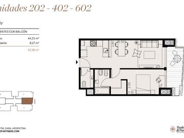 Departamento en venta 2 ambientes al frente - Colegiales