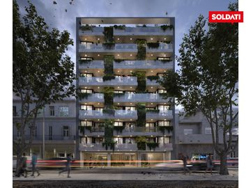 Departamento en venta 2 ambientes al contrafrente - Colegiales