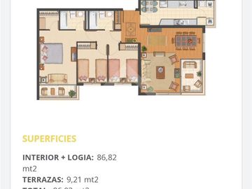 Departamento en Venta en José Domingo Cañas/ Monseñor Eyzaguirre