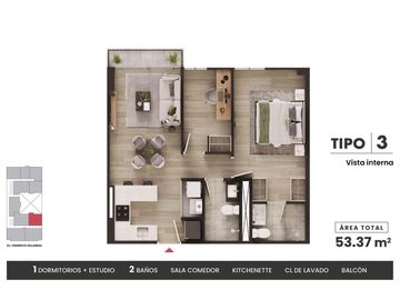 Departamento de estreno en venta en la mejor zona de Miraflores