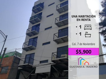 RECÁMARA AMUEBLADA EN DEPARTAMENTO COMPARTIDO