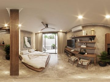 Departamento en  Playa del Carmen estilo Loft en el centro de la ciudad