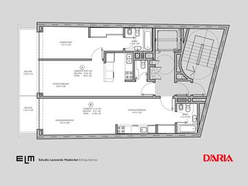 Venta de Departamento en Chacarita, 2 ambiente con amplio balcón