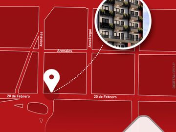 Departamento en  20 de febrero