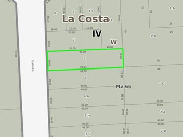 Terreno en venta - 400Mts2 - San Bernardo del Tuyú