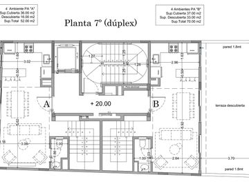 Departamento de 3 ambientes en Venta en Almagro