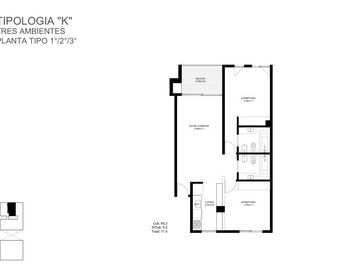 Venta Departamento a estrenar 2 - 3 ambientes
