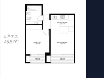 Venta Departamento a estrenar 2 - 3 ambientes