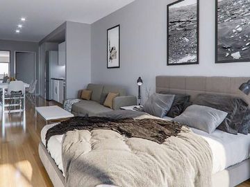 Venta de Departamento en Chacarita, 2 ambiente con amplio balcón