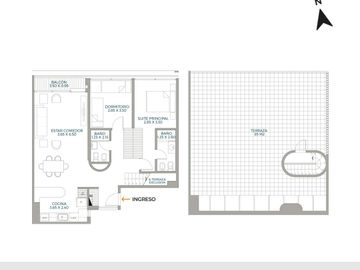 DEPARTAMENTO PREMIUM DE DOS DORMITORIOS VENTA TERRAZA EXCLUSIVA CENTRO ROSARIO
