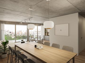 Departamento en Venta Palermo 3 ambientes, 2 en suite, Balcón Jardín Parrillero