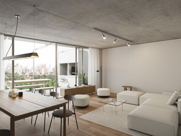 Departamento en Venta Palermo 3 ambientes, 2 en suite, Balcón Jardín Parrillero