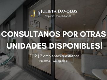 Departamento en Venta 2 ambientes Capital Federal Palermo a Estrenar