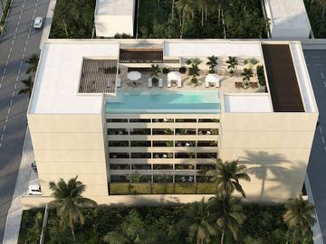 Departamento en  venta en el centro de Playa del Carmen
