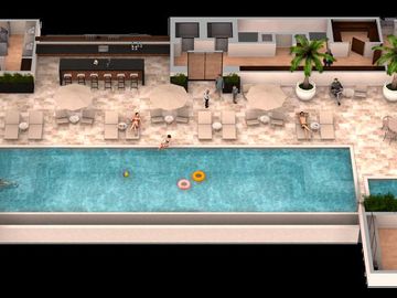 Departamento en  venta en el centro de Playa del Carmen