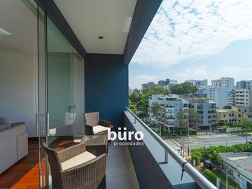 LINDO DEPARTAMENTO EN ALQUILER AMOBLADO Y EQUIPADO EN SAN ISIDRO CON BALCON