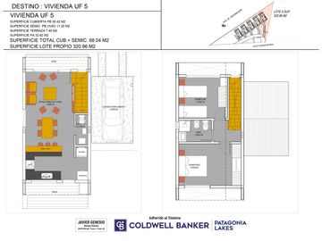 VENTA Casa 2 dormitorios Cochera cubierta UF 1 B° Norte, Villa La Angostura