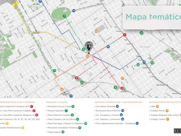 Monoambiente c/ Balcón Divisible en Venta en Coghlan. Entrega Octubre 2024