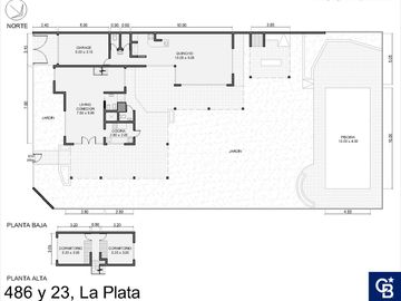 Casa Quinta en Gonnet con quincho, parque y pileta - 486 esq. 23