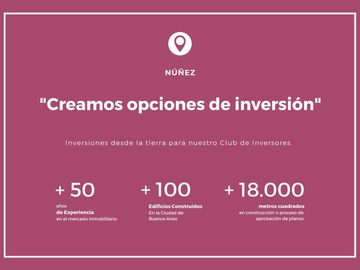 Departamento de dos ambientes en pozo en Nuñez