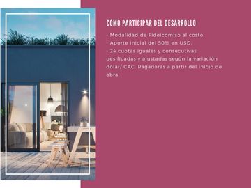 Departamento de dos ambientes en pozo en Nuñez