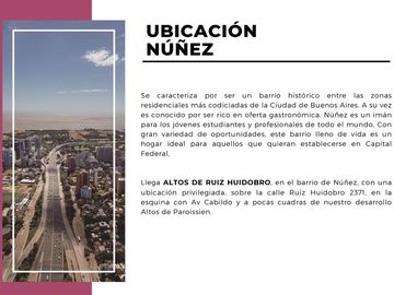 Departamento de dos ambientes en pozo en Nuñez