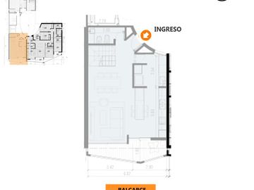Departamento triplex en venta Centro Rosario