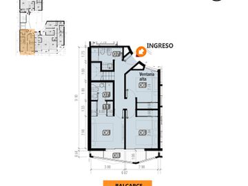 Departamento triplex en venta Centro Rosario