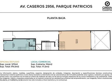 Departamento 2 ambientes con balcón al frente - Parque patricios