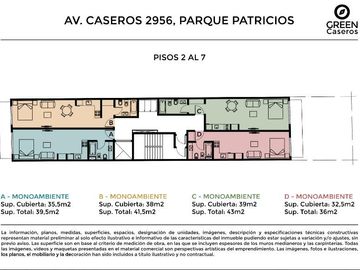 Departamento 2 ambientes con balcón al frente - Parque patricios