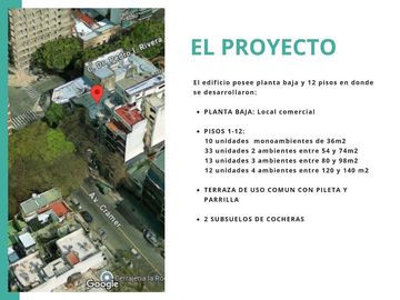 Departamento monoambiente en pozo  en Belgrano