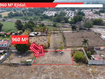 Se vende terreno de 960 M2 en Yautepec Morelos.
