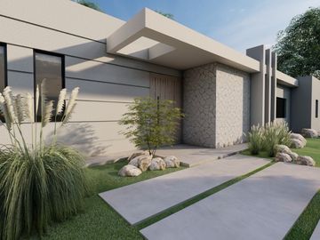 Casa una planta, 3 dorm y 3 baños