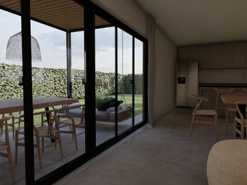 Casa una planta, 3 dorm y 3 baños