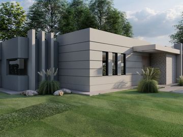 Casa una planta, 3 dorm y 3 baños